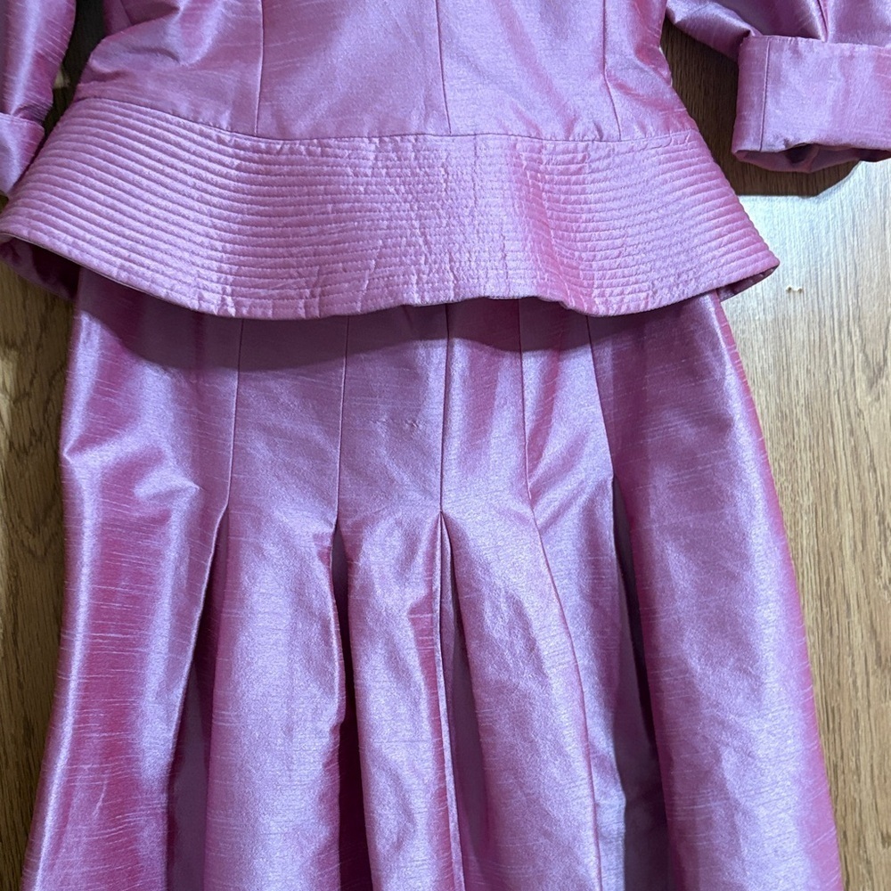 JS Collections Mauve Skirt Set - Picture 12 of 14
